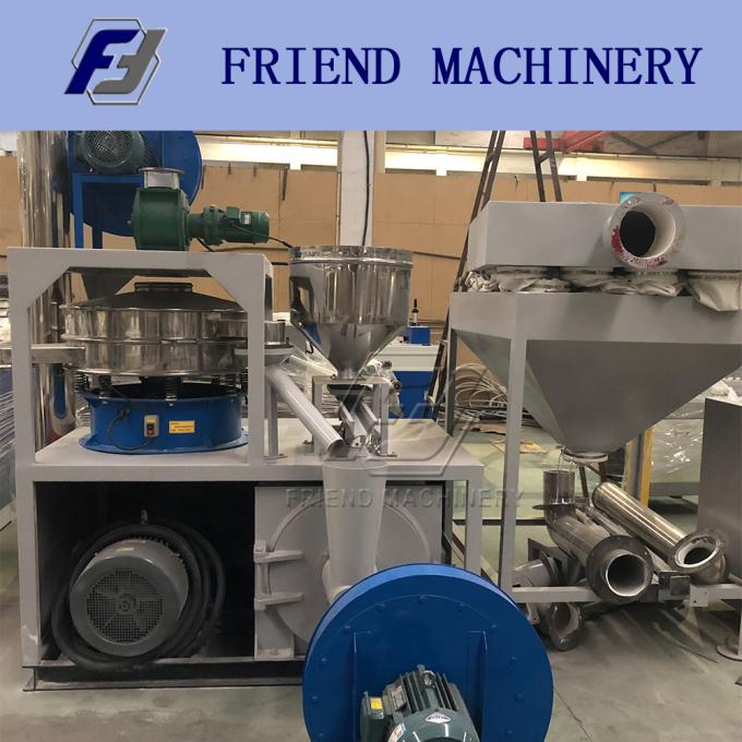 Airproof 500kg/H 3700rpm PVC-Schrott Plastikpulverizer-Maschine 0