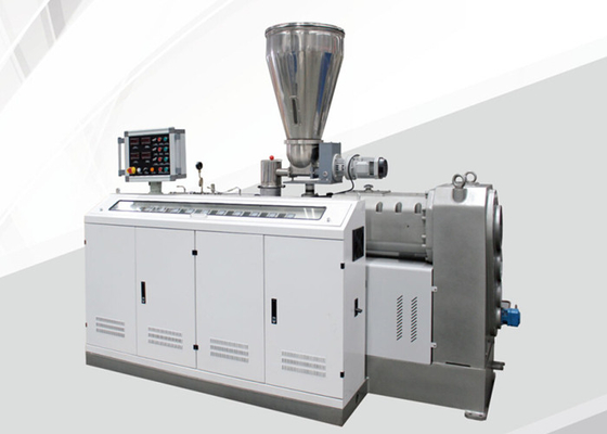 Good price Konische Doppelschneckenextruder-Maschine, Kapazität des Doppelschneckenextruder-250kg/H Online