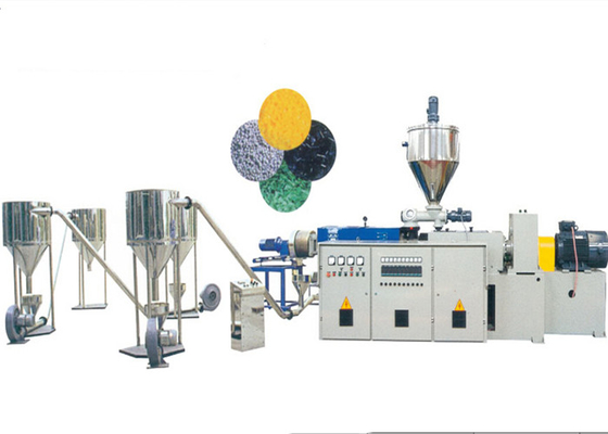 Ein guter Preis. Konische Doppelschneckenextruder PVC Pelletisierungs-Linie mit PVC-Pulver/Kalziummaterial Online