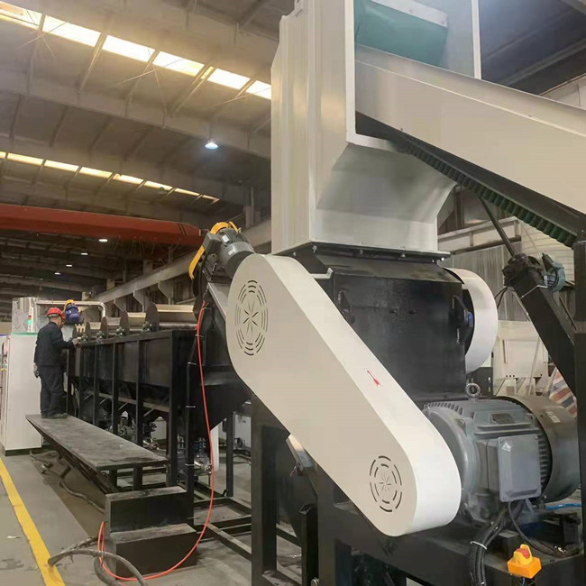 Chip 500kg/H HAUSTIER Plastikwiederverwertungswiederverwertungslinie 14mm beendet 4